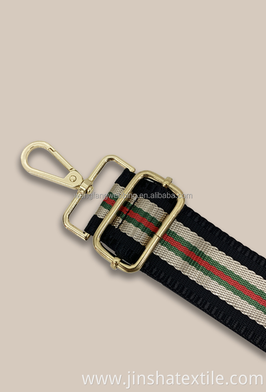 Customized Polyester Trendy Handbag Strap Nylon Shoulder Strap For Bag